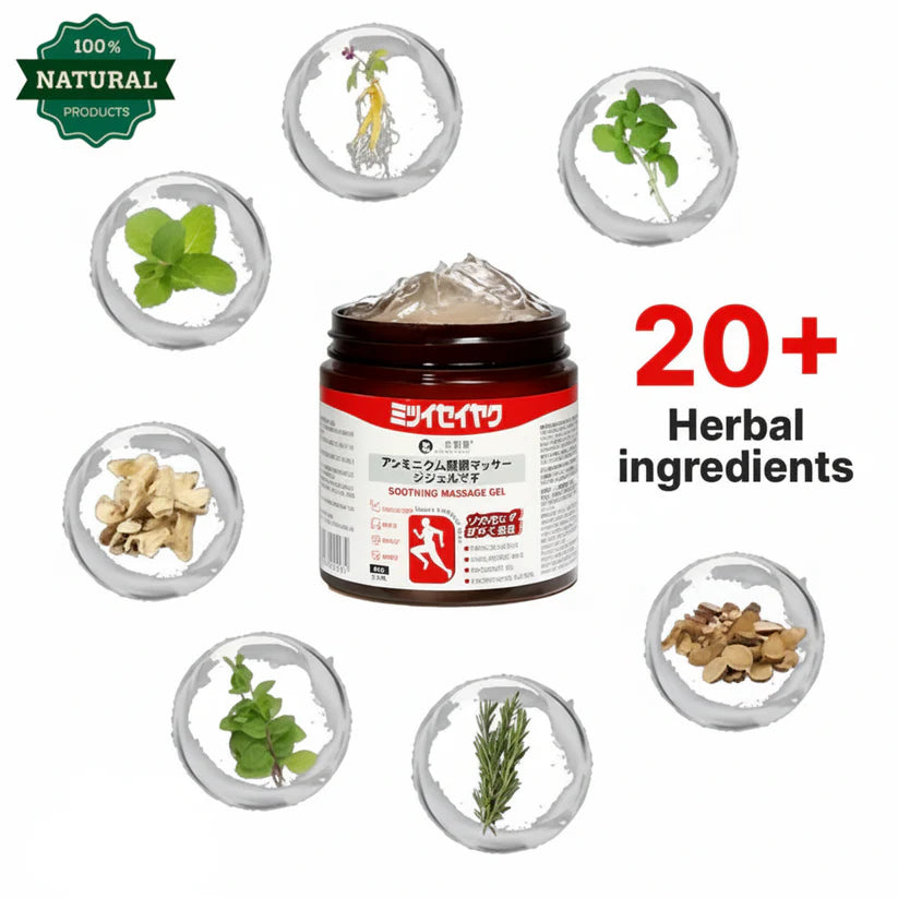 Japanese Instant Pain Relief Soothing Massage Gel ★ ★ ★ ★ ★★ 4.5/5 Reviews